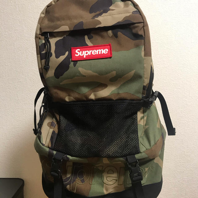 supreme backpack 15aw カモ柄 リュック バックパック 迷彩