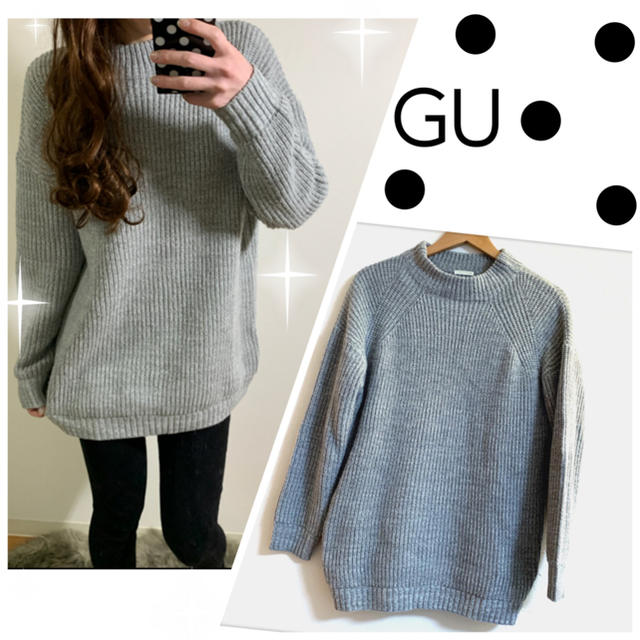 GU(ジーユー)のハイネック ニット チュニック　ZARA ENVYM GYDA ユニクロ レディースのトップス(ニット/セーター)の商品写真