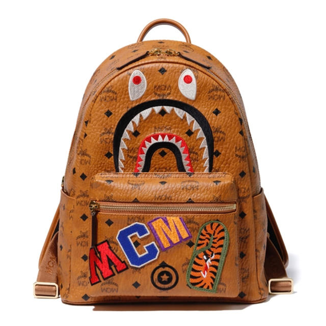 MCM × BAPE SHARK STARK BACKPACK バックパック新品