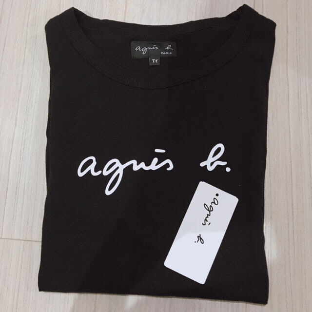 agnes b.(アニエスベー)のagnès b. FEMME S137 TS ロングTシャツ ブラック レディースのトップス(Tシャツ(長袖/七分))の商品写真