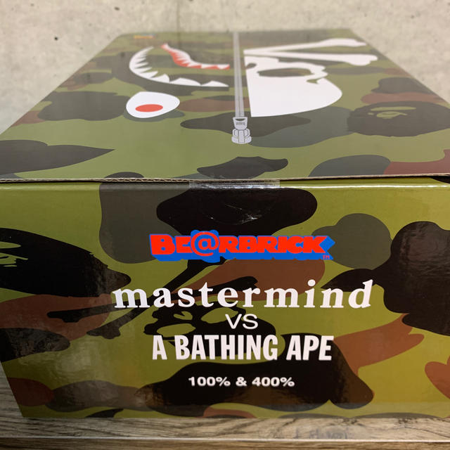 エンタメ/ホビーMASTER MIND VS BAPE®️BE@RBRICK 100%&400%