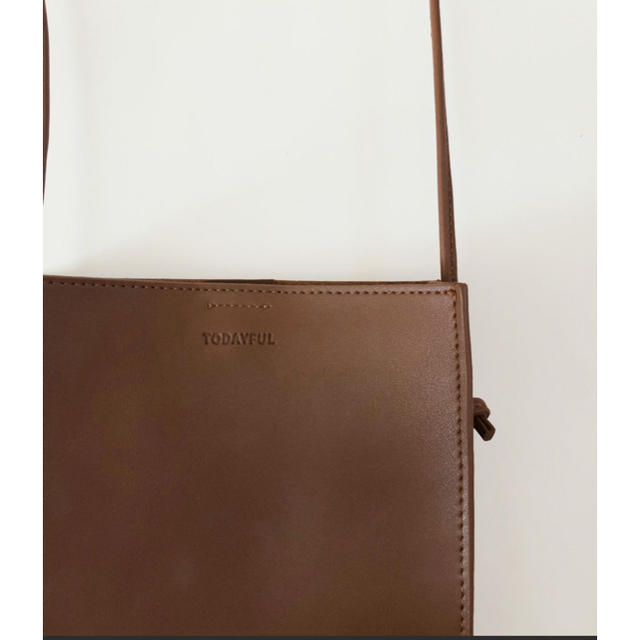 TODAYFUL(トゥデイフル)のTODAYFUL Leather Square Pochette ショルダー レディースのバッグ(ショルダーバッグ)の商品写真