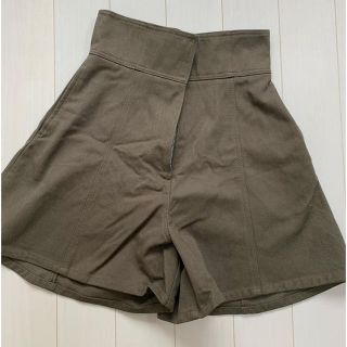 スナイデル(SNIDEL)の【新品・未使用】Snidel スナイデル　ハイウェストパンツ(ショートパンツ)