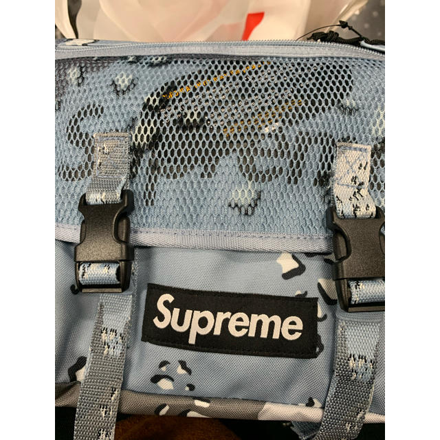 supreme 20ss waist bag blue camo