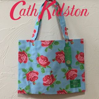 キャスキッドソン(Cath Kidston)の新品 テスコ-キャスキッドソン エコバッグ オットマンローズブルー(エコバッグ)