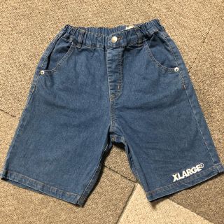 エクストララージ(XLARGE)の【xlarge kids】ロゴ入りデニムショートパンツ(パンツ/スパッツ)