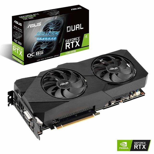 【新品保証付】ASUS GeForce RTX 2060 SUPER 8GBスマホ/家電/カメラ