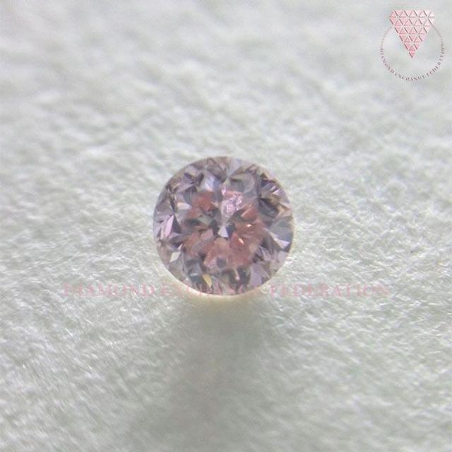 miko111様　0.101 ct F. Pink ピンク ダイヤモンド レディースのアクセサリー(リング(指輪))の商品写真