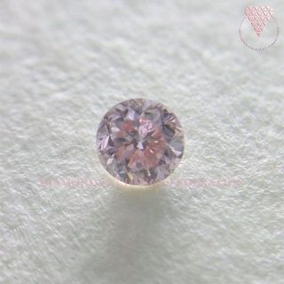 miko111様　0.101 ct F. Pink ピンク ダイヤモンド(リング(指輪))