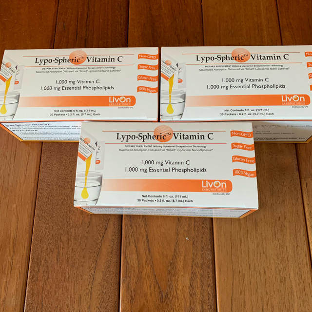 国内正規品 「リポスフェリック」 ビタミンC  30包*3箱