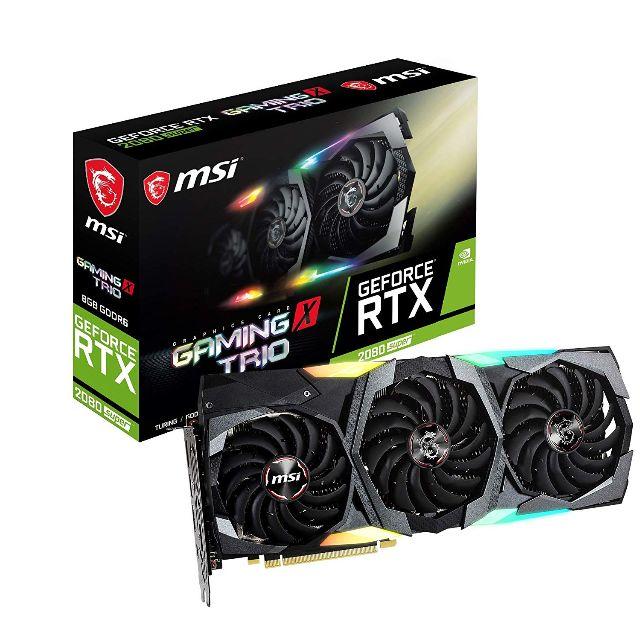 【新品】GeForce RTX 2080 SUPER GAMING X TRIO8ピン×2