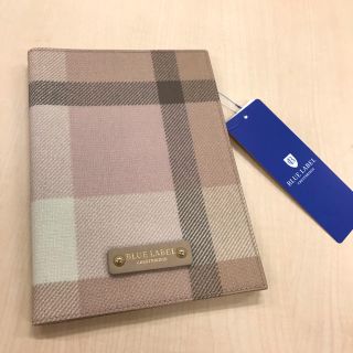 バーバリーブルーレーベル(BURBERRY BLUE LABEL)のブルーレーベル クレストブリッジ チェック柄 レザー 手帳 ノート(その他)