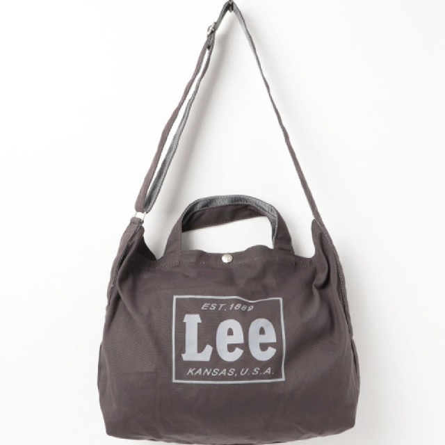 Lee(リー)のLee ショルダートートバッグ チャコールグレー レディースのバッグ(トートバッグ)の商品写真