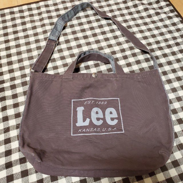 Lee(リー)のLee ショルダートートバッグ チャコールグレー レディースのバッグ(トートバッグ)の商品写真