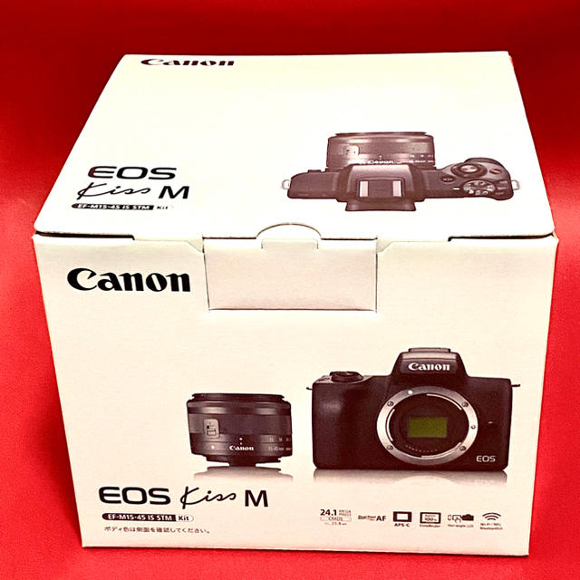 カメラ【新品】EOS Kiss M EF-M15-45 IS STM レンズキット