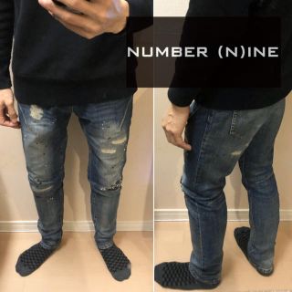 ナンバーナイン(NUMBER (N)INE)の【売約済】他の方は購入しないでください！NUMBER (N) INEクラッシュデ(デニム/ジーンズ)