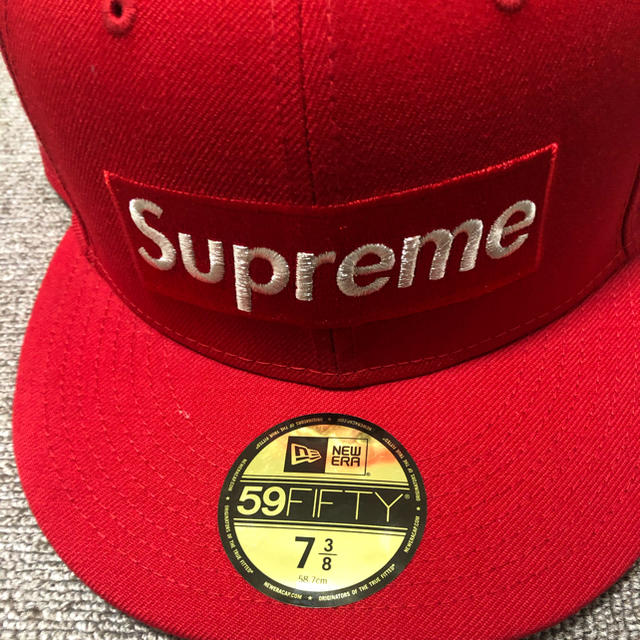 キャップSupreme $1M Metallic Box Logo CAP NewEra