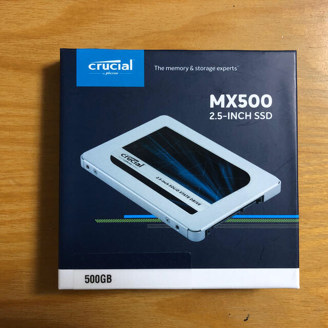 SSD 500GB(Crucial MX500)５%割引きクーポン券使えます