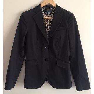 ザラ(ZARA)のZARA WOMAN ジャケット 黒(テーラードジャケット)