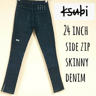 スビ(ksubi)のksubi side zip skinny denim 24(デニム/ジーンズ)