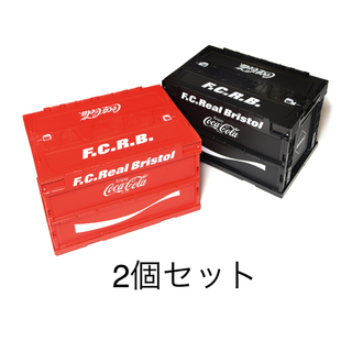 エフシーアールビー(F.C.R.B.)のF.C.R.B. コカコーラ コンテナ 赤 黒 2色セット (ケース/ボックス)