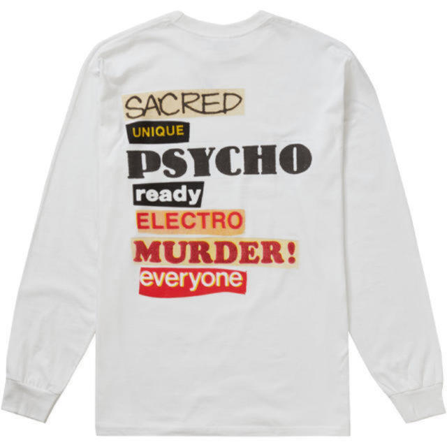 アウトレット販売店舗 白L supreme シュプリームSacred Unique L/S Tee