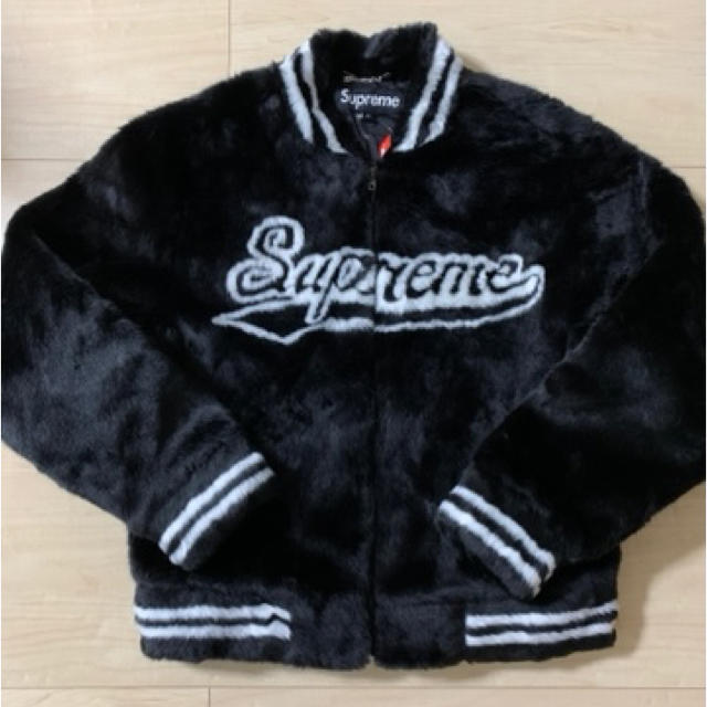 supreme faux fur varsity jacket シュプリーム