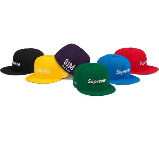 シュプリーム(Supreme)の送料込　 20ss supreme newera ブラック　7 1/2(キャップ)