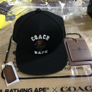 希少 BAPE COACH ベースボールキャップ エイプ コラボご希望に添えず申し訳ありません