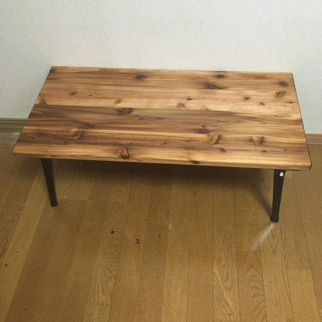 杉板　折り畳みテーブル