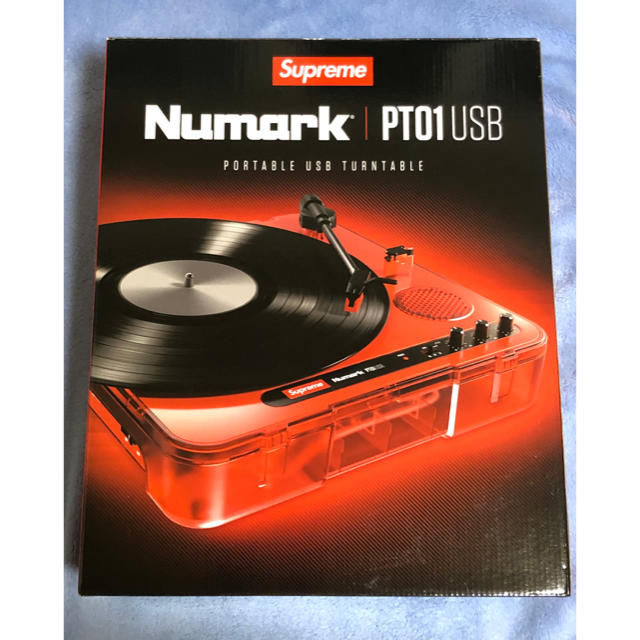 【シュプリーム】Numark PT01 Portable Turntable