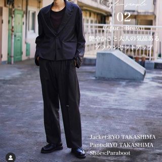 RYO TAKASHIMA 19SS リネンセットアップ ジャケット パンツ