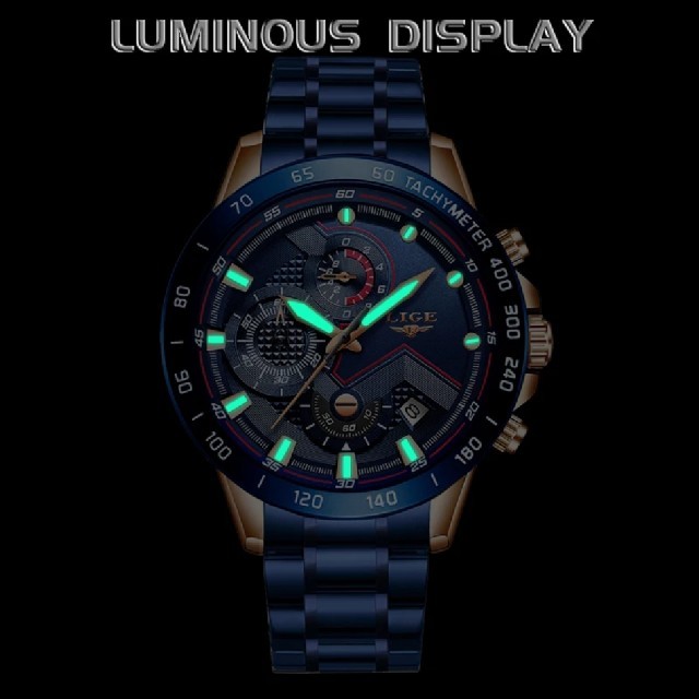 LIGE 海外限定版！！ 腕時計 メンズの時計(腕時計(アナログ))の商品写真