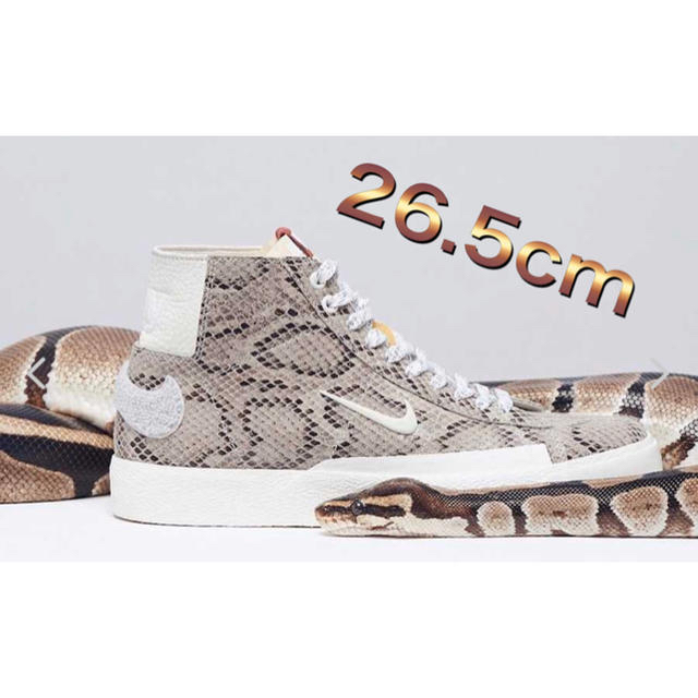 品質保証 SB ☆SOULLAND×NIKE BLAZER SNAKESKIN☆ MID スニーカー ...