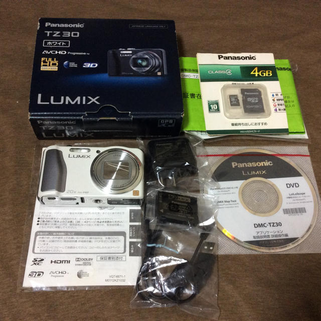 超特価激安 Panasonic - DMC-TZ30-W LUMIX Panasonic コンパクトデジタルカメラ