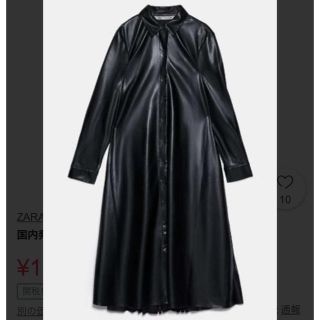 ザラ(ZARA)の本日限定売り切り最終値下げ‼︎レザー風ワンピース(ロングワンピース/マキシワンピース)