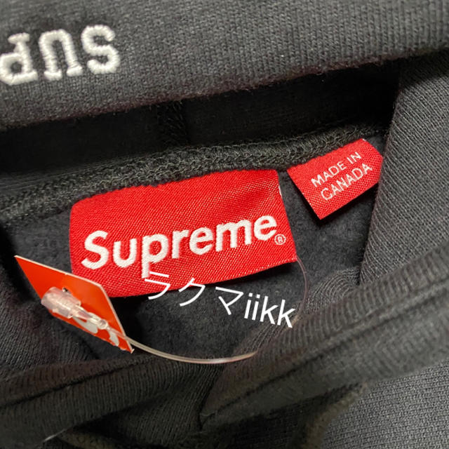 Supreme(シュプリーム)のL 黒 S Logo Hooded Sweatshirt メンズのトップス(パーカー)の商品写真