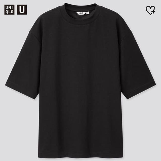 UNIQLO(ユニクロ)の【完売】ユニクロU エアリズムコットンオーバーサイズTシャツ（5分袖）XL メンズのトップス(Tシャツ/カットソー(半袖/袖なし))の商品写真