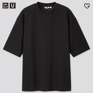 ユニクロ(UNIQLO)の【完売】ユニクロU エアリズムコットンオーバーサイズTシャツ（5分袖）XL(Tシャツ/カットソー(半袖/袖なし))