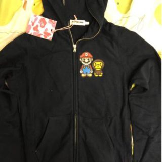 アベイシングエイプ(A BATHING APE)のBape APEE MILO x MARIO パーカー(パーカー)