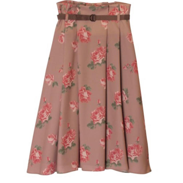 dazzlin(ダズリン)のローズガーデンミモレスカート レディースのスカート(ひざ丈スカート)の商品写真