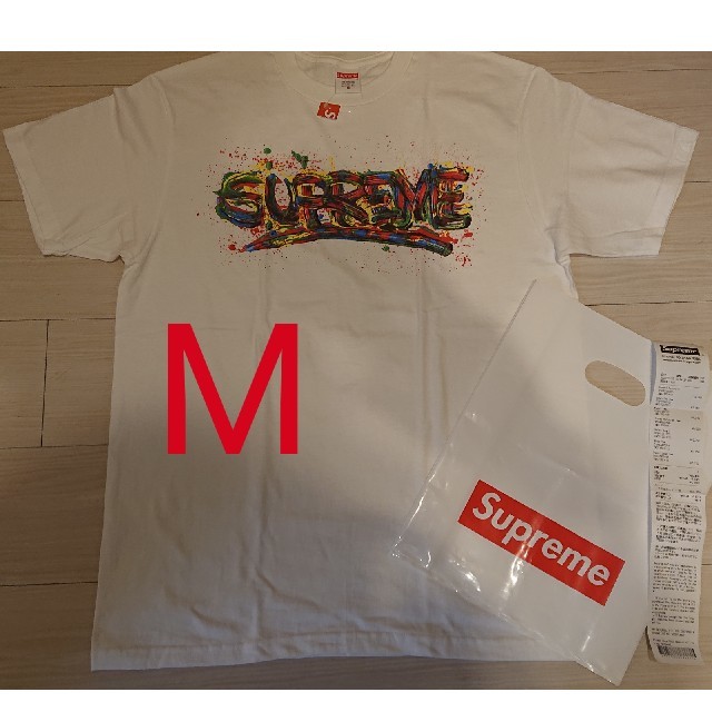 week1Supreme Paint Logo Tee