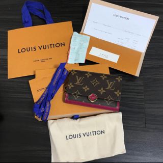 ルイヴィトン(LOUIS VUITTON)のポルトフォイユ・フロールコンパクト(財布)