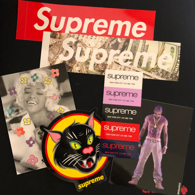 Supreme(シュプリーム)のsupreme 20ss ステッカー セット ハンドメイドの文具/ステーショナリー(しおり/ステッカー)の商品写真