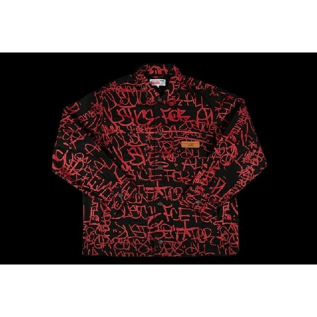 新品タグフルSupreme GARCONS グラフィック 加工 チョアコート Ｌ