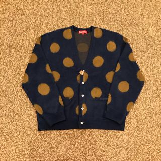 シュプリーム(Supreme)の新品未使用　Supreme Brushed Polka Dot Cardigan(カーディガン)