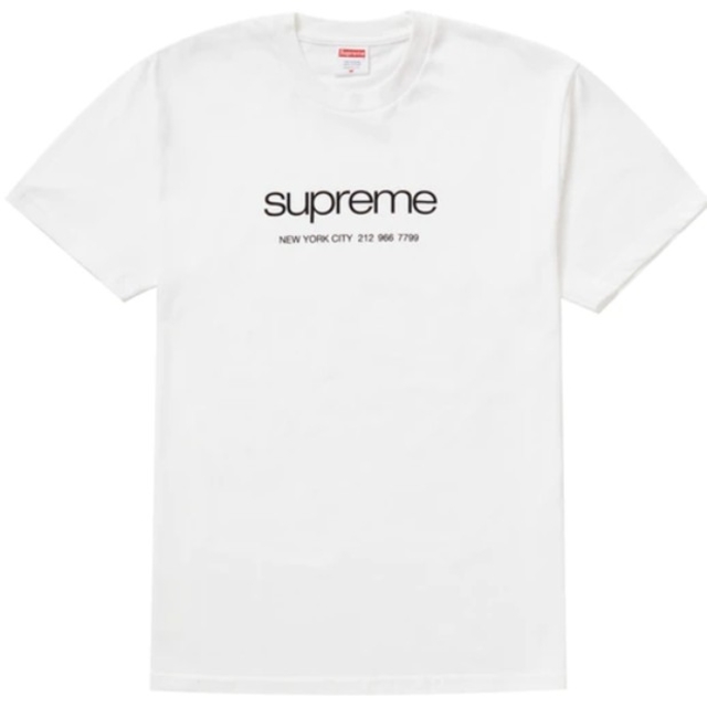 Supreme 20ss Shop Tee 白 White Lサイズ