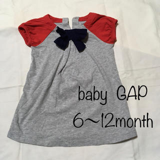 ベビーギャップ(babyGAP)のbaby GAP リボントップス(Tシャツ/カットソー)