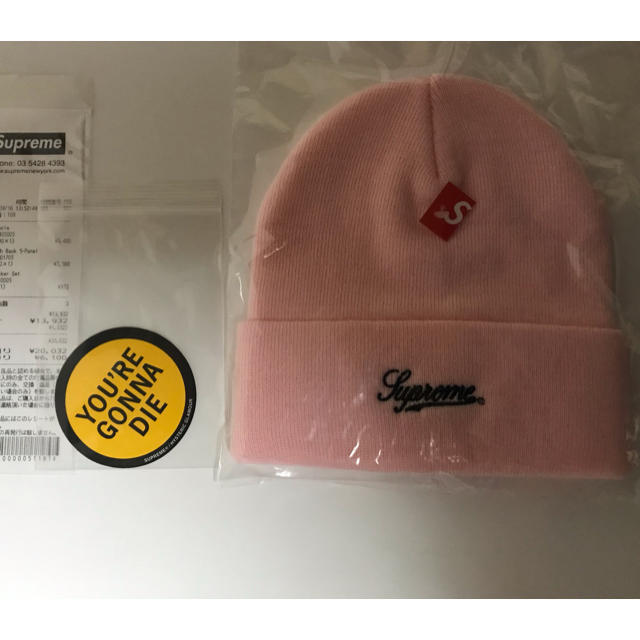 Supreme(シュプリーム)の17aw シュプリーム ヒステリックグラマー ビーニー　ピンク メンズの帽子(ニット帽/ビーニー)の商品写真