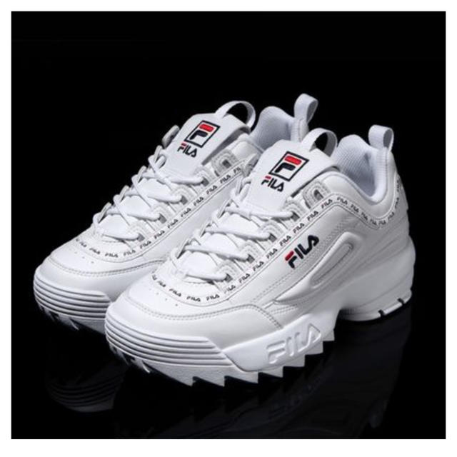 FILA スニーカー　白　ホワイト　25cm レディース